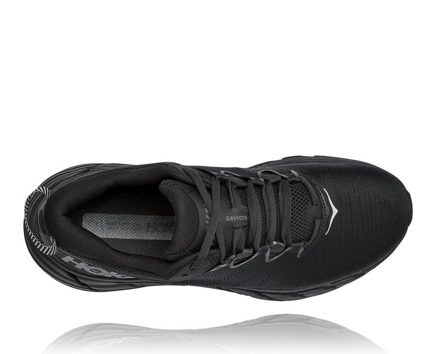 Hoka One One ランニングシューズ メンズ 黒 - Gaviota 3 - SY9654873